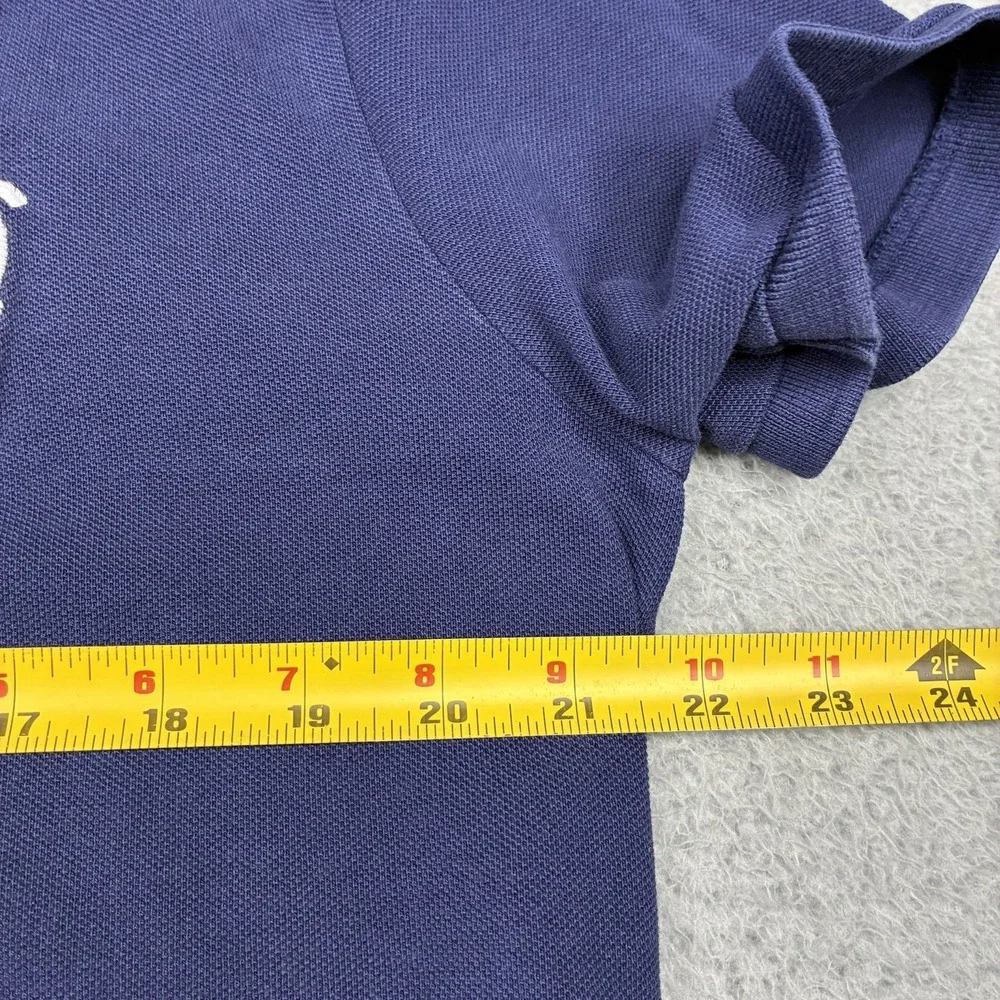 Polo Ralph Lauren Big Pony Sash Polo Shirt Men's Large Fits S/M Blue Slim Fit